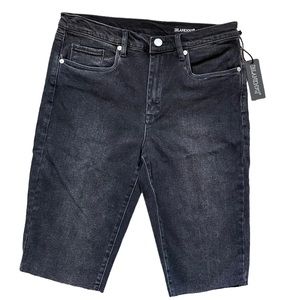 BLANK NYC BLANK RAW HEM LONG DENIM SHORTS - NWT!
